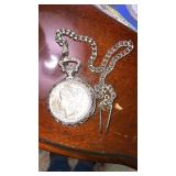 1889 silver dollar pocket watch
