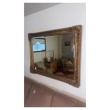 Decorated wall mirror