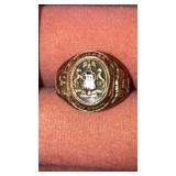1945 Windber High School 10k class ring