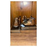 Baby Shoe Bookends