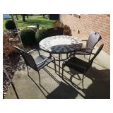 Outside table and chairs