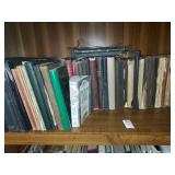 Shelf lot of books