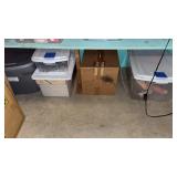 Contents on Floor including Christmas Trees