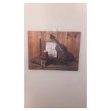 Signed canvas, painting, O holy night