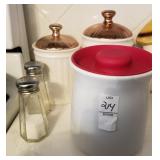 Cannisters and Salt & pepper