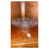 Glass cake stand