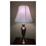 Brushed nickel table lamp 26