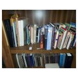 Shelf lot of books