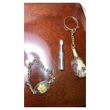 Military bracelet, tiny torpedo bomb, mini liquor