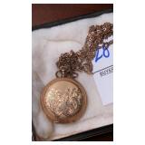 Ladies Elgin pocket watch on chain