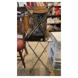 TV Tray and Sewing Basket