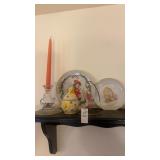 Lot of plates, hummingbirds, etc.