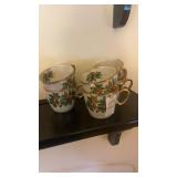 Set of 6 cups signed Japan