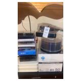 Lot of blank, VHS and CD DVDs, etc