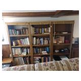 3 pieced book shelf no contents