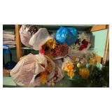 2 Shelves of Flowers