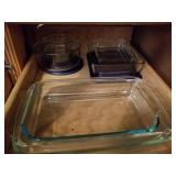11 piece Pyrex glass baking dish set