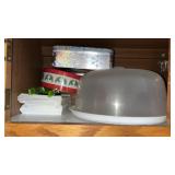 Cookie tins cupboard