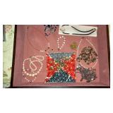 Costume jewelry necklaces bracelet drawer lot