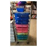 Portable Shelf Unit w/contents