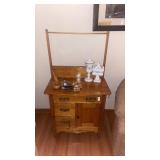 Wooden wash stand no contents
