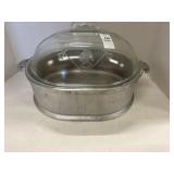 Guardian Service Oval Pot Glass Domed Lid