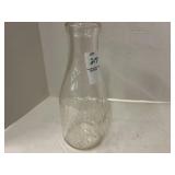 Walkerï¿½s Dairy 1qt milk bottle