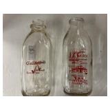 I. X. I. Dairy + Gallikerï¿½s Milk Bottles, 1 qt