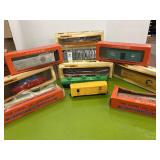 Assortment of Lionel and Bachman HO train cars