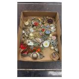 Tray Lot of Assorted Costume Jewelry