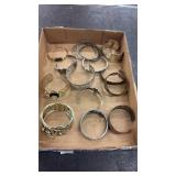 Tray Lot of Womanï¿½s Jewelry Cuffs