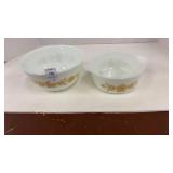 Pyrex bowls  1 1/2 qt and 1 1/2 pt