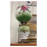 Complete Floral Oil Lamp