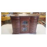Jewelry box with costume jewelry