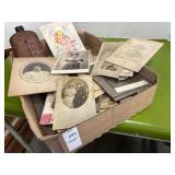 Vintage photographs and glass flask from Luray ,