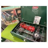Coleman two burner Camp stove 18 inches