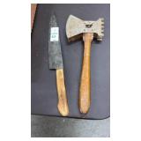 Old Hickory Ontario Knife Co and chopper tool