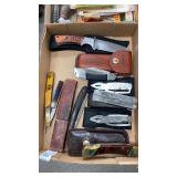 Barber knife, hunting knives and Jenner Rod & Gun