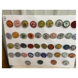 Vintage Sportsmen pin collection