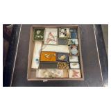 Tray Lot of Assorted Costume Jewelry
