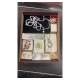 Tray Lot of Assorted Costume Jewelry