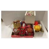 Christmas items - variety of - 2 box lot