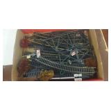 Train track and building