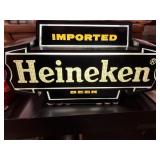Heineken lighted sign 11in x 7in