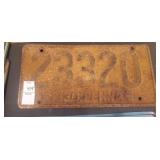 Pennsylvania license plate