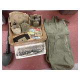 USA Military ruck sacks, pack, canteens, photo,