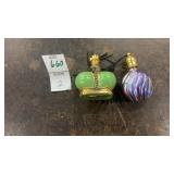 Lot of 2 Small Perfume Bottles