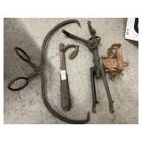 Antique cast hand tools