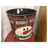 Antique hand painted sugar Keeler