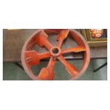 12 inch metal cart wheel